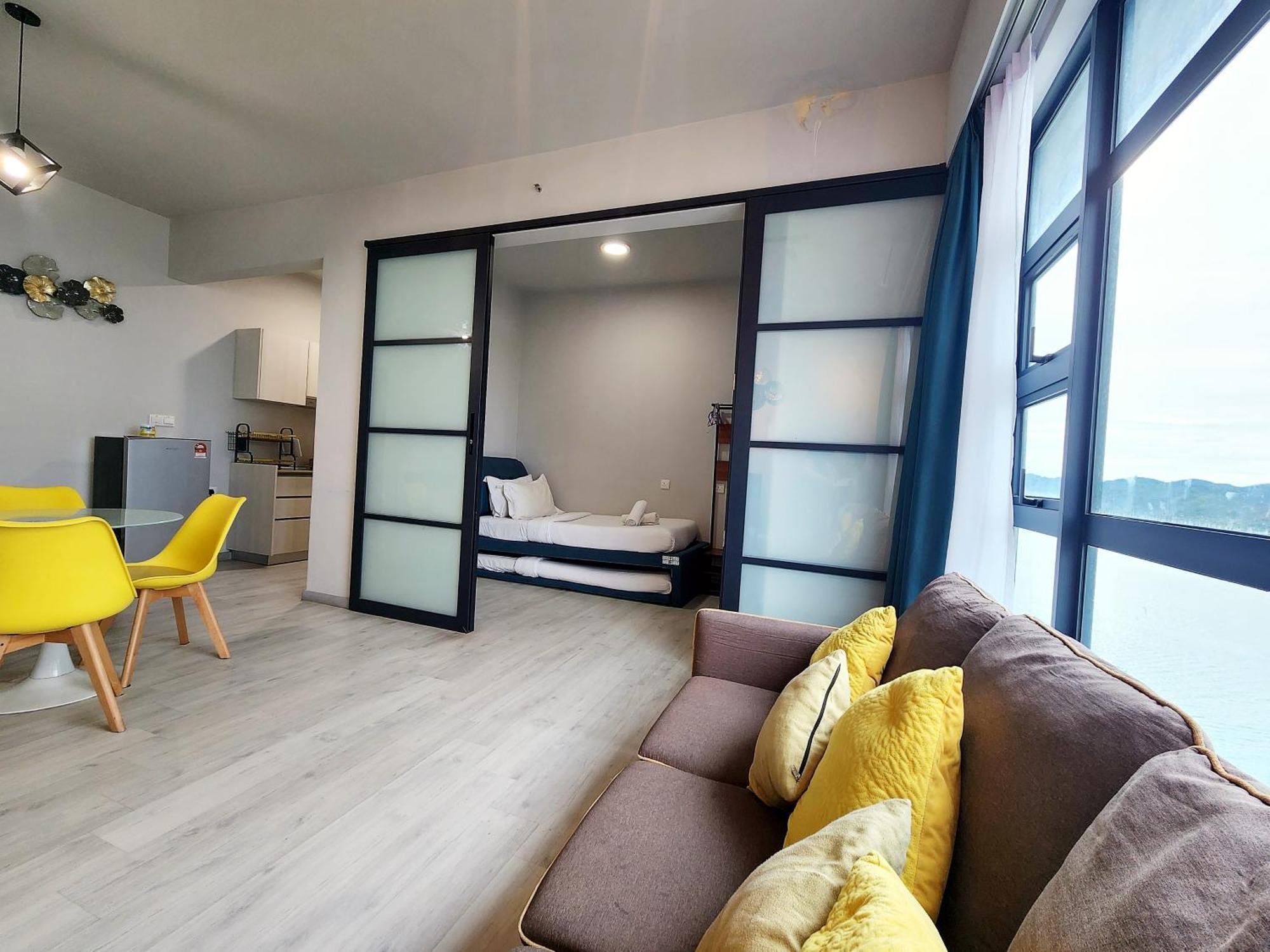Jesselton Quay Kota Kinabalu City Centre By Lw Suites Chambre photo